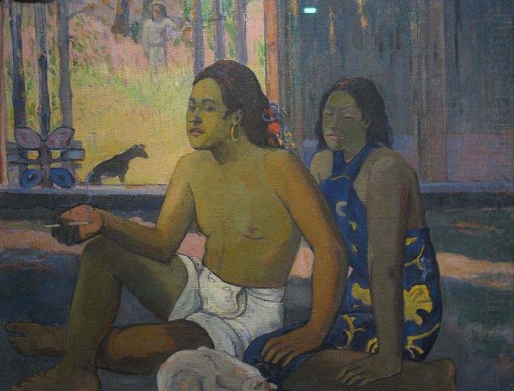 Eiaha Ohipa Tahitians in A Room, Paul Gauguin
